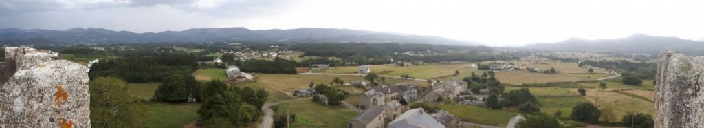 Vista desde el castillo de Castro de Ouro